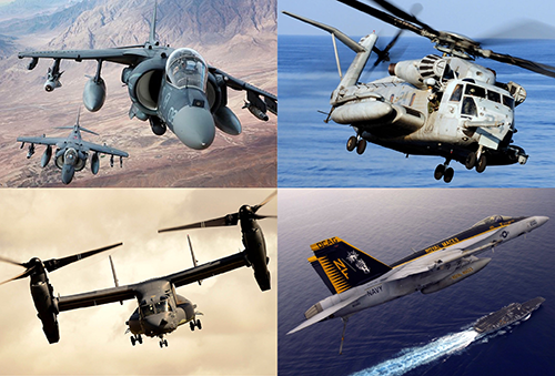 Image of 4 Navy Air Vehicles